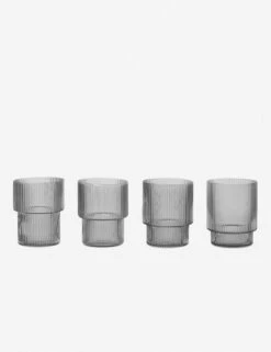 Ripple Glasses (Set Of 4) By Ferm Living -TableTrove Sales Store 100127 112