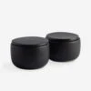 Diem Salt Jar (Set Of 2) -TableTrove Sales Store 231143 001 GROUP 1