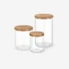 Glass Jars (Set Of 3) By NEAT Method 1 Glass Jars (Set Of 3) By NEAT Method -TableTrove Sales Store 6600 12598 S AC 6600 12599 M AC 6600 12599 L AC 6600 12600 XL AC 1