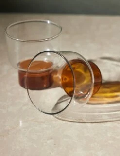 Aita Glass (Set Of 2) By Hudson Wilder -TableTrove Sales Store AitaGlasswarebyHudsonWilder Amber 2196 SITECROP