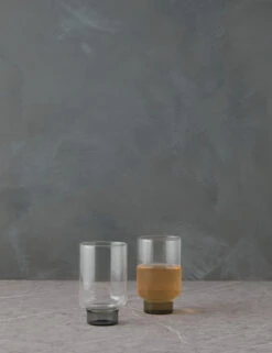 Aita Glass (Set Of 2) By Hudson Wilder -TableTrove Sales Store AitaSmokeBaseTallGlass setof211945