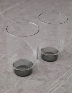 Aita Glass (Set Of 2) By Hudson Wilder -TableTrove Sales Store AitaSmokeBaseTallGlass setof211946