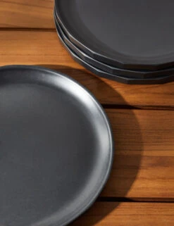 Alfresco Bamboo Dinner Plates (Set Of 4) 11 Alfresco Bamboo Dinner Plates (Set Of 4) -TableTrove Sales Store AlfrescoBambooDinnerplate Black Setof4 3689