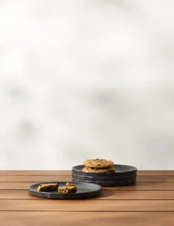 Alfresco Bamboo Salad Plates (Set Of 4) 13 Alfresco Bamboo Salad Plates (Set Of 4) -TableTrove Sales Store AlfrescoBambooSaladPlate black Setof4 3670