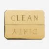 Dishwasher Magnet, Brass -TableTrove Sales Store BRA35 DWMBrassDishwasherMagnetB