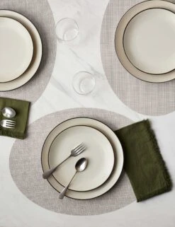 Mini Basketweave Oval Placemat (Set Of 4) By Chilewich -TableTrove Sales Store ChilewichMiniBasketweaveOvalPlacemat Parchment Setof4 6248 3ddc0c51 ba18 43ff b85c 64385c160b6a