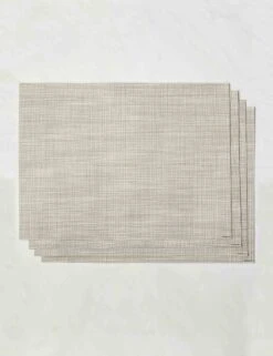 Mini Basketweave Rectangle Placemat (Set Of 4) By Chilewich 18 Mini Basketweave Rectangle Placemat (Set Of 4) By Chilewich -TableTrove Sales Store ChilewichMiniBasketweaveRectanglePlacemat Parchment Setof4 6292
