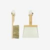 Mr. And Mrs. Clynk Dustpan + Natural Brush With Wall Hooks Set By Andrée Jardin 1 Mr. And Mrs. Clynk Dustpan + Natural Brush With Wall Hooks Set By Andrée Jardin -TableTrove Sales Store Copyofandreejardinwhitedustpanwithhooks