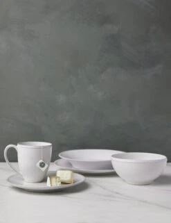 Friso Dinnerware 5-Piece Place Setting By Costa Nova -TableTrove Sales Store CostaNovaFriso5pcPlaceSetting White 0079