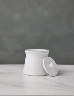 Friso Sugar Bowl, White By Costa Nova -TableTrove Sales Store CostaNovaFrisoSugar White 0741