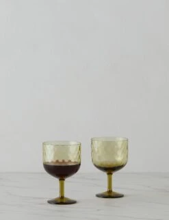 Dapple Wine Glass By LSA International -TableTrove Sales Store DappleWineGlass WoodlandGreenbyLSAInternational A0655653 17537