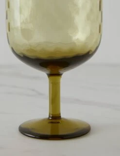 Dapple Wine Glass By LSA International -TableTrove Sales Store DappleWineGlass WoodlandGreenbyLSAInternational A0655653 17538