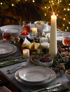 Beja Dinnnerware 18-Piece Set By Costa Nova -TableTrove Sales Store DiningOverhead2 15637 StarryVersion SITECROP dd1ce44d ec10 464a a580 97a399f7e904