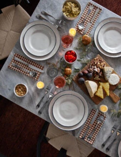 Mini Gingham Napkins (Set Of 4) By Heather Taylor Home -TableTrove Sales Store DiningOverhead2 15647 2 Swatch SITECROP ec69fad8 f76a 4ac2 9dc7 720f06e44d03