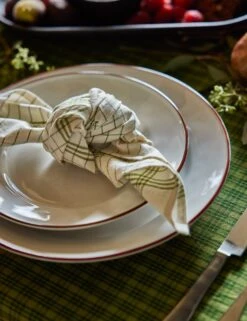 French Lattice Napkins (Set Of 4) By Heather Taylor Home -TableTrove Sales Store DiningRoom 15075 Swatch SITECROP