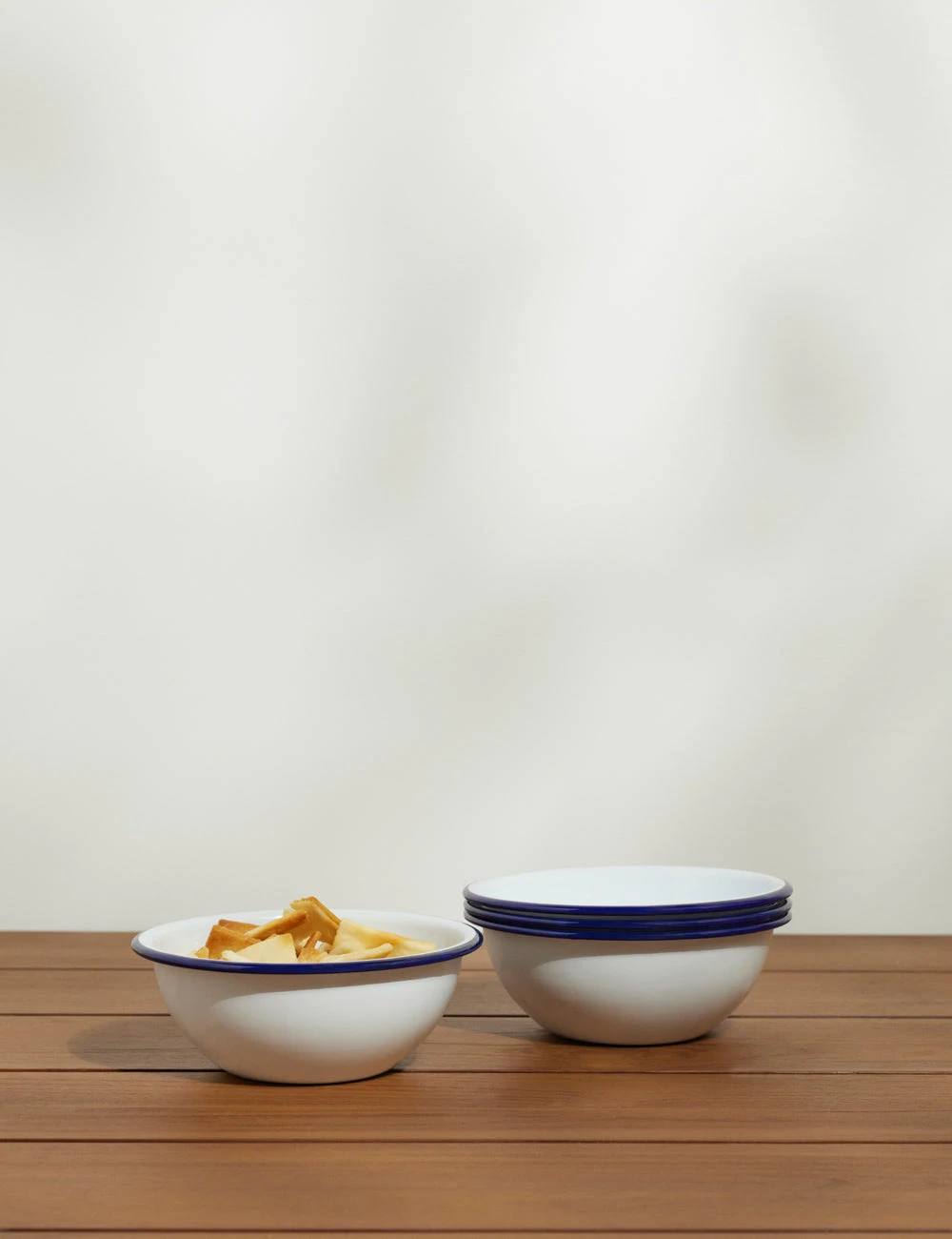Enamelware Cereal Bowl (Set Of 4) By Crow Canyon 6 Enamelware Cereal Bowl (Set Of 4) By Crow Canyon - Image 4