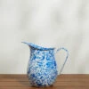 Enamelware Splatter Large Pitcher By Crow Canyon 2 Enamelware Splatter Large Pitcher By Crow Canyon -TableTrove Sales Store EnamelwarePitcher7437