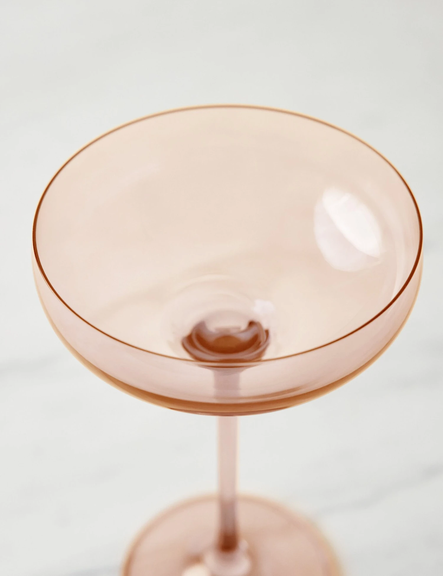 Champagne Coupes (Set Of 2) By Estelle Colored Glass 6 Champagne Coupes (Set Of 2) By Estelle Colored Glass - Image 4