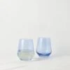 Stemless Wine Glass (Set Of 2) By Estelle Colored Glass 1 Stemless Wine Glass (Set Of 2) By Estelle Colored Glass -TableTrove Sales Store EstelleColoredGlassStemlessWineGlass COBALT Setof2 1