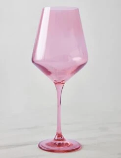 Stemware (Set Of 2) By Estelle Colored Glass -TableTrove Sales Store EstelleColoredGlassWineGlass Blush Setof2 7906 c6e0fd39 f7a1 4ffc a94a 4c272098a76f
