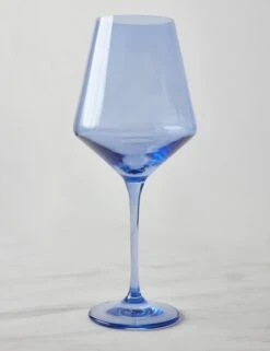 Stemware (Set Of 2) By Estelle Colored Glass -TableTrove Sales Store EstelleColoredGlassWineGlass Cobalt Setof2 7900