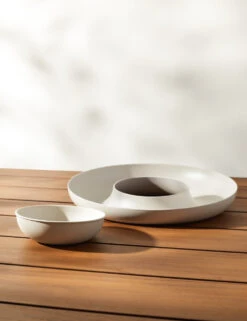 Etta Bamboo Chip + Dip Set By Ekobo 9 Etta Bamboo Chip + Dip Set By Ekobo -TableTrove Sales Store EttaChip DipSet Stone 3802
