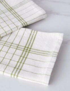 French Lattice Napkins (Set Of 4) By Heather Taylor Home -TableTrove Sales Store FrenchLattice Olive Napkins Setof4 16074