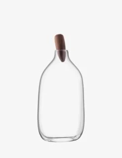 Float Decanter By LSA International -TableTrove Sales Store G1732 50 301 Float Decanter Walnut Stopper 1.4L Clear Unpropped 2248x2923 RGB