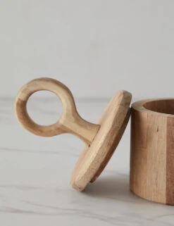 Gibson Container With Lid -TableTrove Sales Store Gibson Acacia Wood Container with Lid 14462 e27a227e fde0 4966 9cb0 5f793ddf09a9