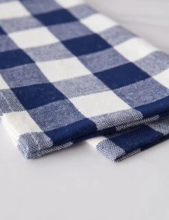 Gingham Napkins (Set Of 4) By Heather Taylor Home -TableTrove Sales Store Gingham IndigoNapkins setof4 16075