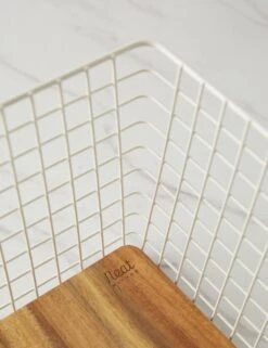 Grid Basket By NEAT Method -TableTrove Sales Store GridBasket Medium Bone 15346 afc4e29e 75f2 4ba2 bf6c 046051c315e8