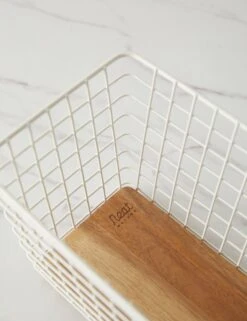 Grid Basket By NEAT Method -TableTrove Sales Store GridBasket Small Bone 15339 eb5e95f5 8b87 4da6 b10a 60a1d7f68b82