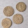 Taio Coasters (Set Of 4) 1 Taio Coasters (Set Of 4) -TableTrove Sales Store Hand WovenSeagrassCoasters Setof4 15604