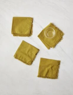 Essential Cotton Cocktail Napkins (Set Of 4) By Hawkins New York -TableTrove Sales Store HawkinsNewYorkEssentialSetof4CottonCocktailNapkins Mustard 6239 1a61dd10 cc5c 44df ba7d e477b6a038c1
