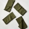 Essential Cotton Dinner Napkins (Set Of 4) By Hawkins New York -TableTrove Sales Store HawkinsNewYorkEssentialSetof4CottonDinnerNapkins Olive