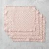 Essential Cotton Placemats (Set Of 4) By Hawkins New York -TableTrove Sales Store HawkinsNewYorkEssentialSetof4CottonPlacemats Blush 0924