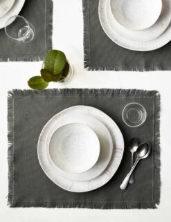 Essential Cotton Placemats (Set Of 4) By Hawkins New York 17 Essential Cotton Placemats (Set Of 4) By Hawkins New York -TableTrove Sales Store HawkinsNewYorkEssentialSetof4CottonPlacemats Grey 6342