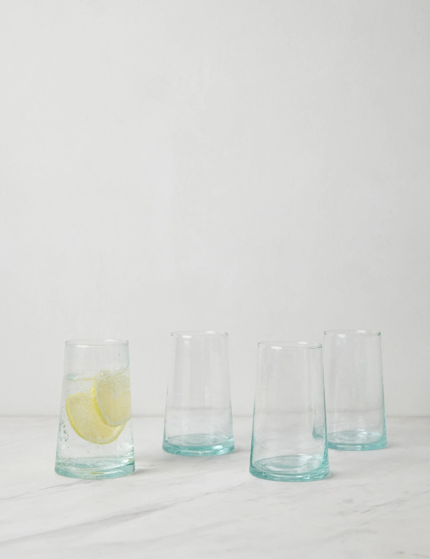 Recycled Glass Tumbler (Set Of 4) By Hawkins New York 3 Recycled Glass Tumbler (Set Of 4) By Hawkins New York