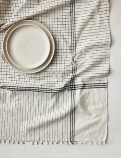 French Lattice Tablecloth By Heather Taylor Home -TableTrove Sales Store HeatherTaylorHomeFrenchLattice BlackSmallTablecloth 610a27ce c126 452c af94 22ddd6527121