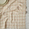 Gingham Tablecloth By Heather Taylor Home -TableTrove Sales Store Heather Taylor Home Gingham Tablecloth Large Cream 13