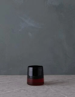 Light Colore Wine Tumbler By Ichendorf Milano -TableTrove Sales Store LightColoreWineTumbler ClearandBlackbyIchendorfMilano 15743