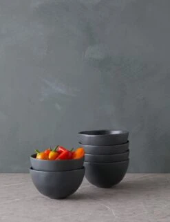 Livia Soup / Cereal Bowl (Set Of 6) By Costa Nova -TableTrove Sales Store LiviaCerealBowl Setof6 byCasafina Black L0467320 2013