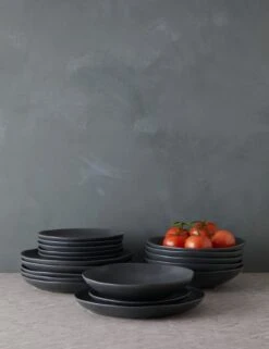 Livia Dinnerware (18-Piece Set) By Costa Nova -TableTrove Sales Store LiviaDinnerware 18 PieceSet byCasafina Black L0467305 1967
