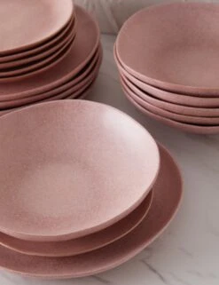 Livia Dinnerware (18-Piece Set) By Costa Nova -TableTrove Sales Store LiviaDinnerware 18 PieceSet byCasafina Rose L0467304 2174