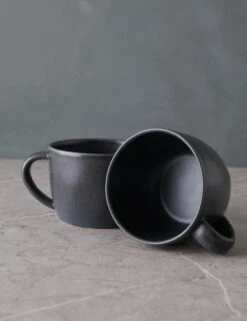 Livia Mug (Set Of 2) By Costa Nova 19 Livia Mug (Set Of 2) By Costa Nova -TableTrove Sales Store LiviaMug Setof2 byCasafina Black L0467327 2027