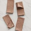 Hudson Plaid Napkins (Set Of 4) By Heather Taylor Home -TableTrove Sales Store Lulu and Georgia HudsonPlaid Napkins Product 0630copy