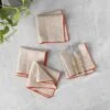 Linen Napkins (Set Of 4) By MADRE -TableTrove Sales Store MADRELinenNapkins Crimini Small Setof4 4744