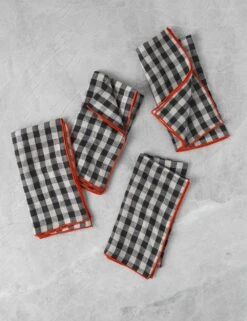 Linen Napkins (Set Of 4) By MADRE -TableTrove Sales Store MADRELinenNapkins Legum Medium Setof4 4725