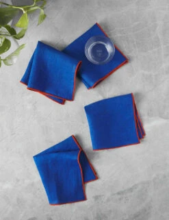 Linen Napkins (Set Of 4) By MADRE -TableTrove Sales Store MADRELinenNapkins Maiz Small Setof4 4747