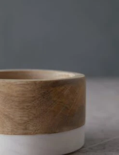 Vang Bottle Holder -TableTrove Sales Store MangoWoodandMarbleBottleHolder 15589 1